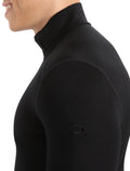 Men’s Merino 260 Tech Long Sleeve Half Zip Thermal Top Black - 7