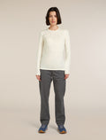 Women’s Merino 200 Oasis Long Sleeve Crew Thermal Top Undyed - 3