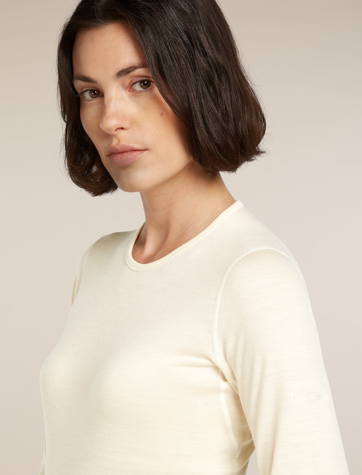 Women’s Merino 200 Oasis Long Sleeve Crew Thermal Top Undyed - 5