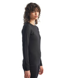 Women’s Merino 200 Oasis Long Sleeve Crew Thermal Top Black - 6