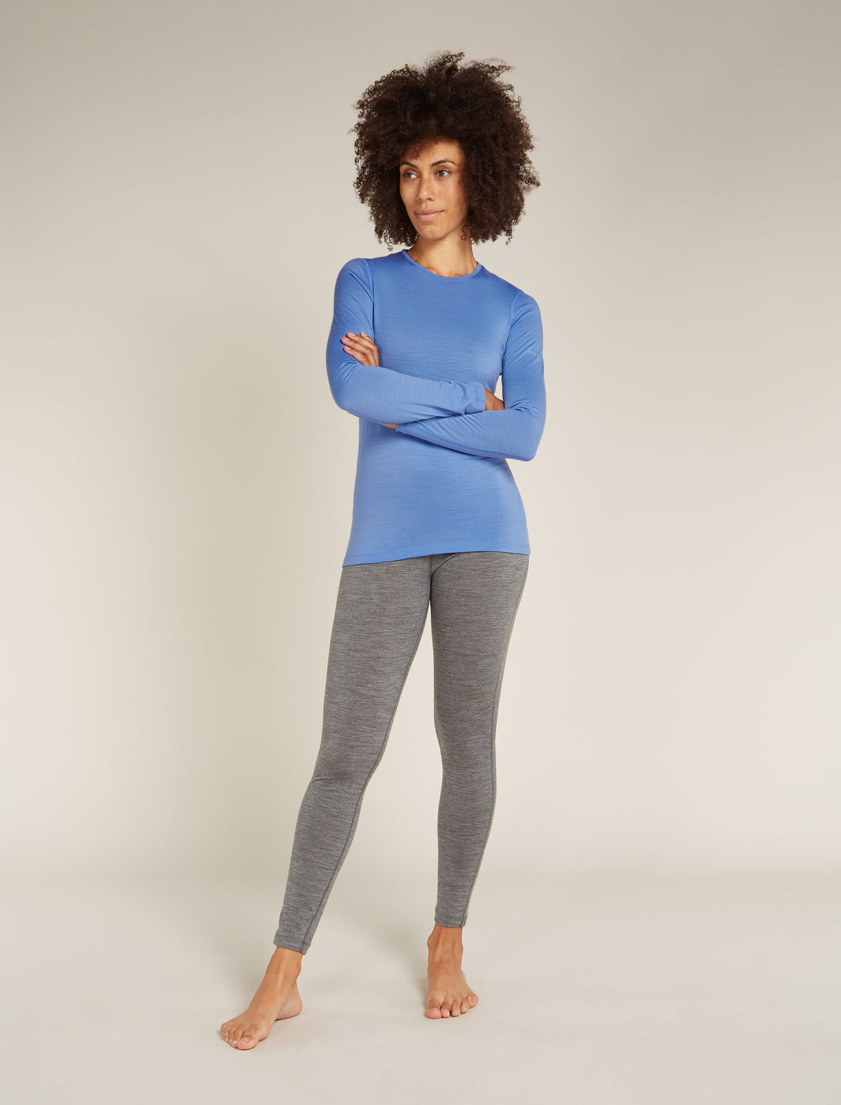 Merino 200 Oasis Long Sleeve Crew Thermal Top Baja - 4