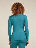 Women’s Merino 200 Oasis Long Sleeve Crew Thermal Top Topaz - 2