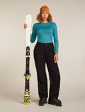 Women’s Merino 200 Oasis Long Sleeve Crew Thermal Top Topaz - 4
