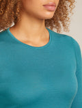 Women’s Merino 200 Oasis Long Sleeve Crew Thermal Top Topaz - 5