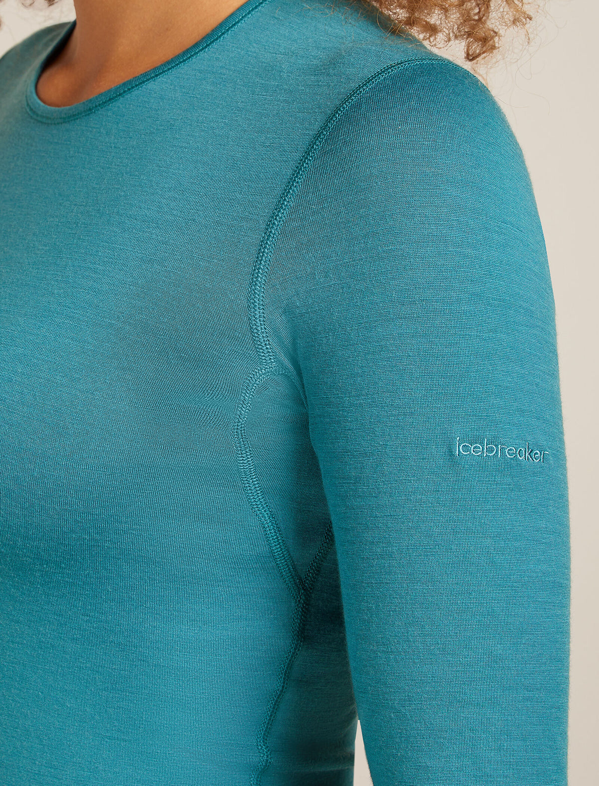 Women’s Merino 200 Oasis Long Sleeve Crew Thermal Top Topaz - 6