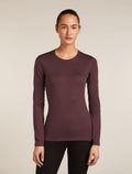 Women’s Merino 200 Oasis Long Sleeve Crewe Java - 1