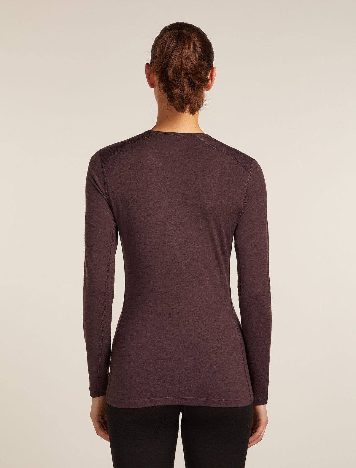Women’s Merino 200 Oasis Long Sleeve Crewe Java - 2