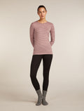 Women’s Merino 200 Oasis Long Sleeve Crew Thermal Top Summit/Blush/S - 6