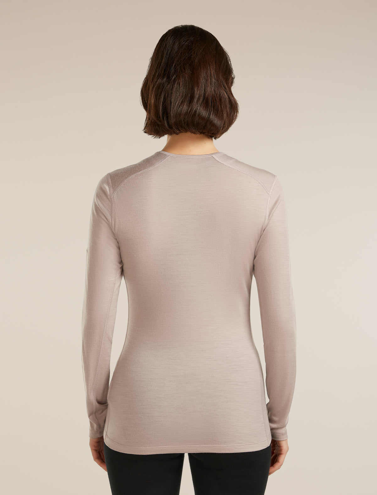 Women’s Merino 200 Oasis Long Sleeve Crewe Pink quartz - 2