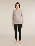 Women’s Merino 200 Oasis Long Sleeve Crewe Pink quartz - 3
