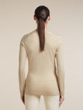 Women's Merino 200 Oasis Long Sleeve Crewe Bay Heather - 2