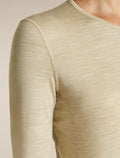 Women's Merino 200 Oasis Long Sleeve Crewe Bay Heather - 9