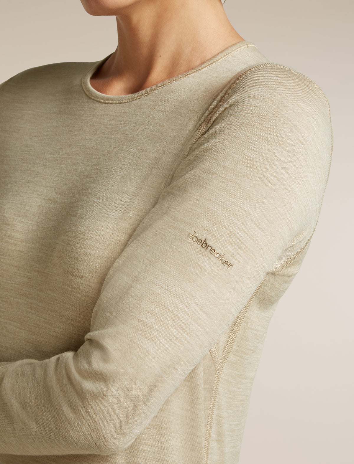 Women's Merino 200 Oasis Long Sleeve Crewe Bay Heather - 10