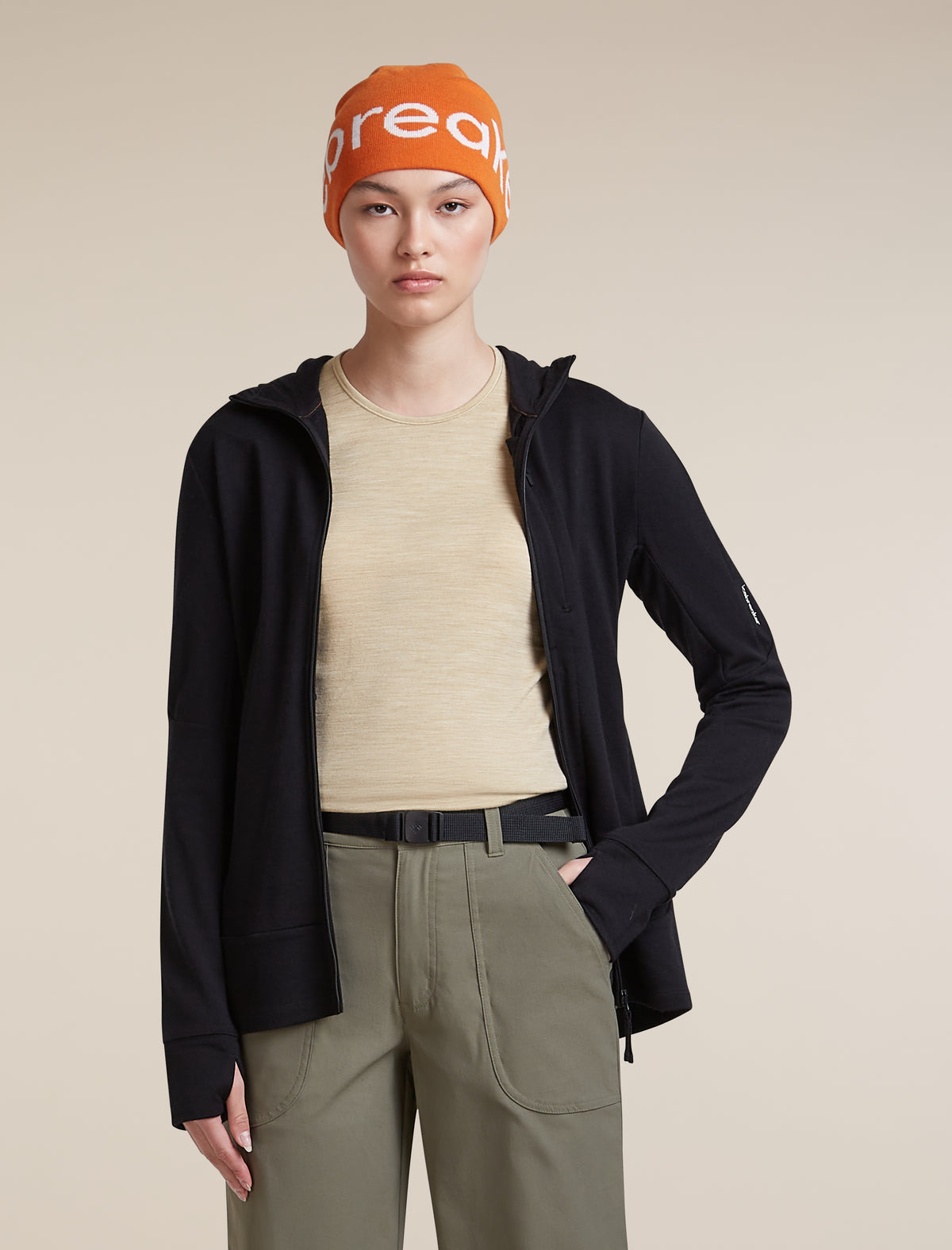 Women's Merino 200 Oasis Long Sleeve Crewe Bay Heather - 5
