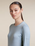 Women's Merino 200 Oasis Long Sleeve Crewe Zinc Blue - 6