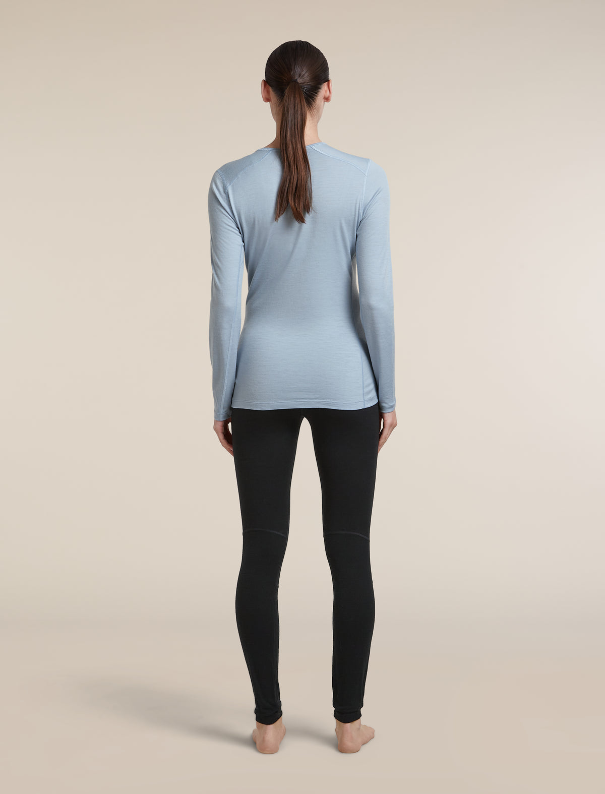 Women's Merino 200 Oasis Long Sleeve Crewe Zinc Blue - 7
