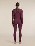 Women's Merino 200 Oasis Long Sleeve Crewe Dark Berry - 6