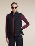 Women's Merino 200 Oasis Long Sleeve Crewe Dark Berry - 4