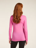 Women’s Merino 200 Oasis Long Sleeve Scoop Thermal Top Pop - 2