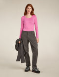 Women’s Merino 200 Oasis Long Sleeve Scoop Thermal Top Pop - 4