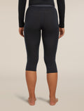 Women’s Merino 200 Oasis 3/4 Thermal Leggings Black - 3