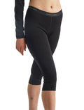 Women’s Merino 200 Oasis 3/4 Thermal Leggings Black - 7