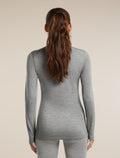 Women's Merino 260 Oasis Long Sleeve Crewe Metro Heather - 2