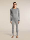 Women's Merino 260 Oasis Long Sleeve Crewe Metro Heather - 3