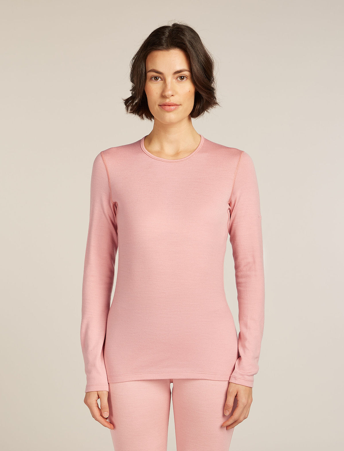 Women’s Merino 260 Tech Long Sleeve Crew Thermal Top Blush - 1