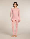 Women’s Merino 260 Tech Long Sleeve Crew Thermal Top Blush - 3