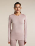 Women's Merino 260 Oasis Long Sleeve Crewe Pink Quartz - 1