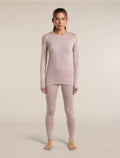 Women's Merino 260 Oasis Long Sleeve Crewe Pink Quartz - 3
