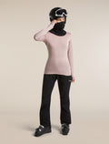 Women's Merino 260 Oasis Long Sleeve Crewe Pink Quartz - 4