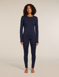 Women’s Merino 260 Tech Long Sleeve Crew Thermal Top Glacier - 3