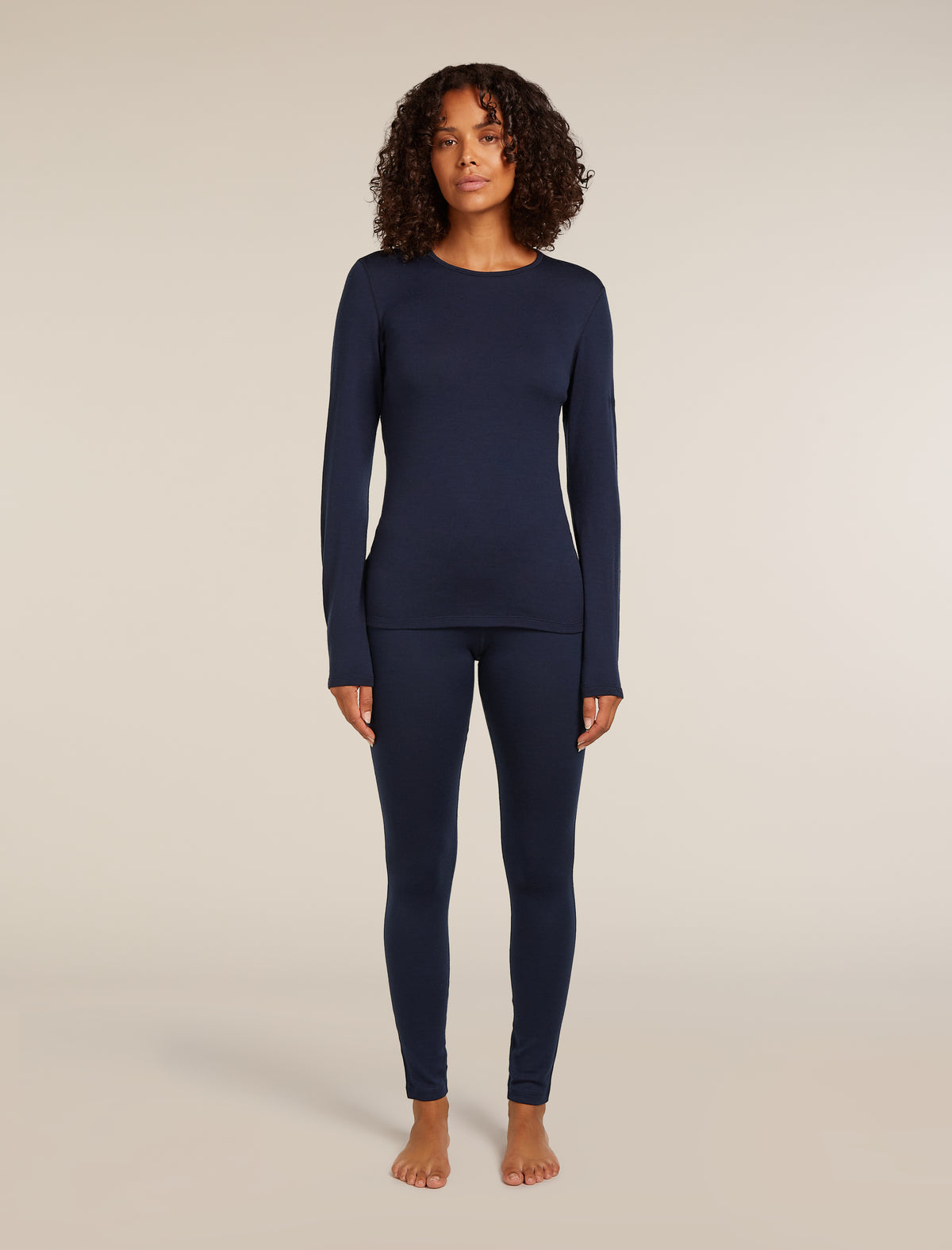 Women’s Merino 260 Tech Long Sleeve Crew Thermal Top Glacier - 3