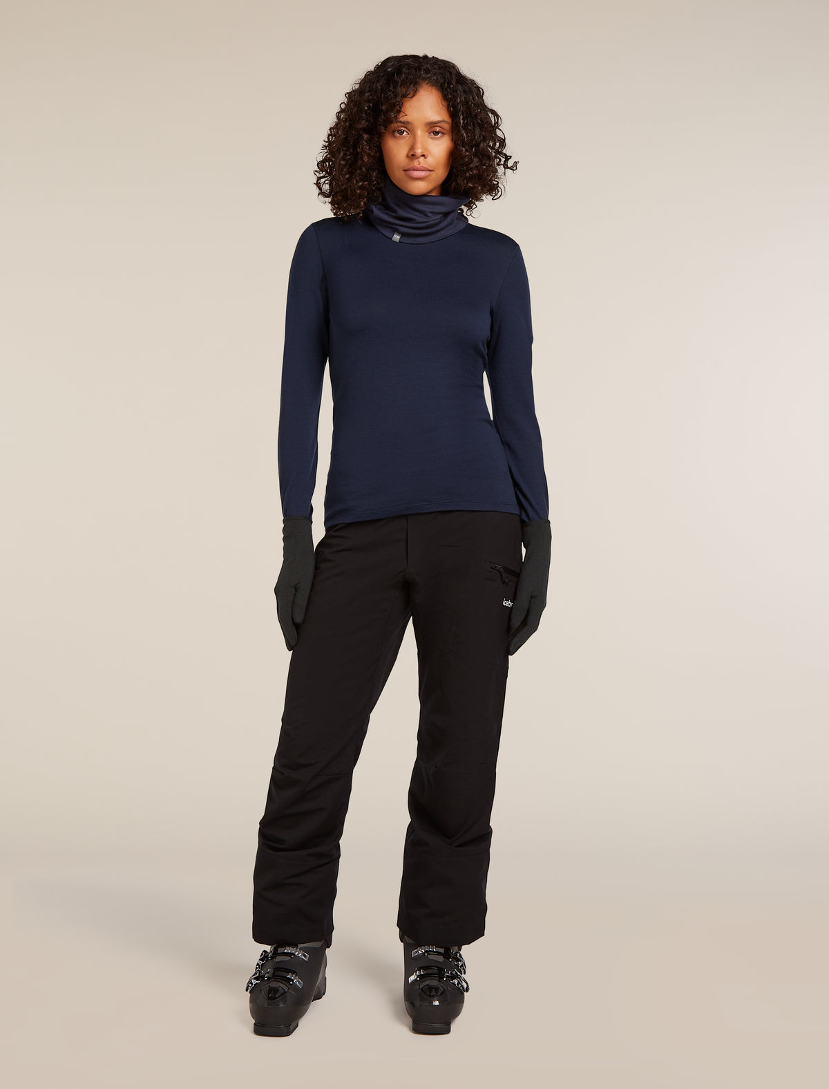 Women’s Merino 260 Tech Long Sleeve Crew Thermal Top Glacier - 4