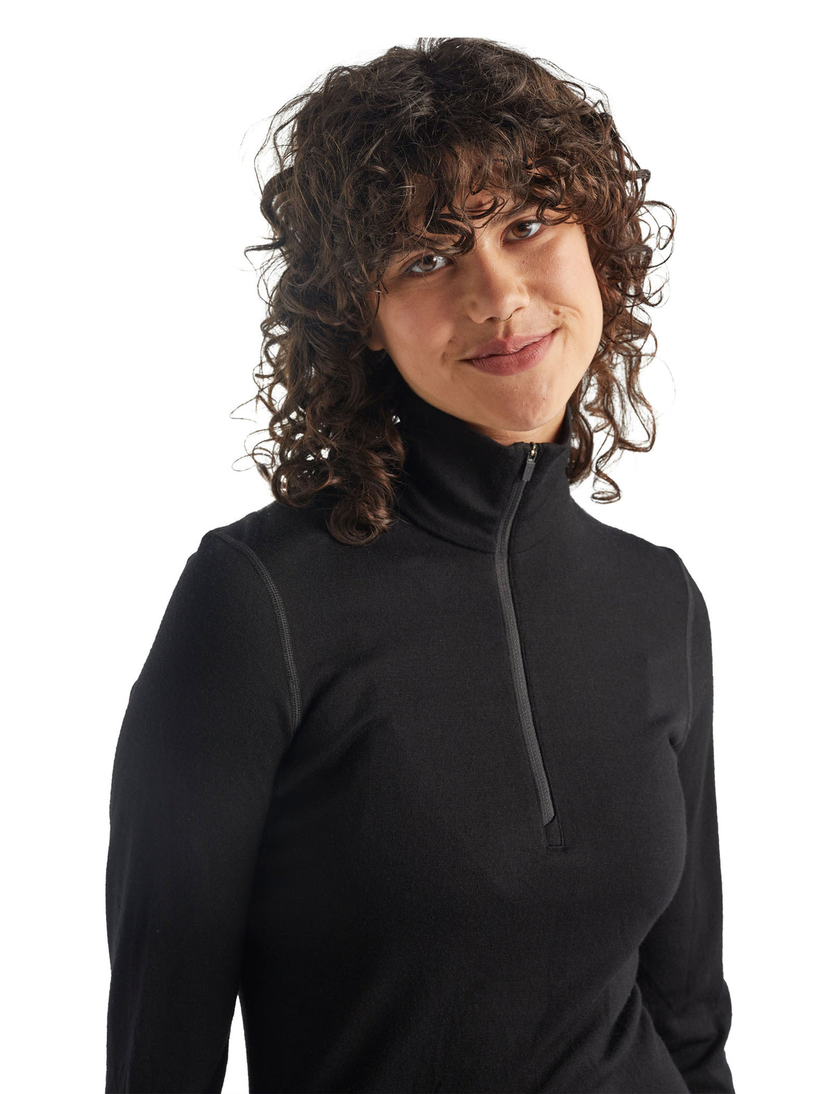 Women’s Merino 260 Tech Long Sleeve Half Zip Thermal Top Black - 6