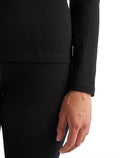 Women’s Merino 260 Tech Long Sleeve Half Zip Thermal Top Black - 8