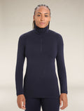 Women’s Merino 260 Tech Long Sleeve Half Zip Thermal Top Glacier - 1