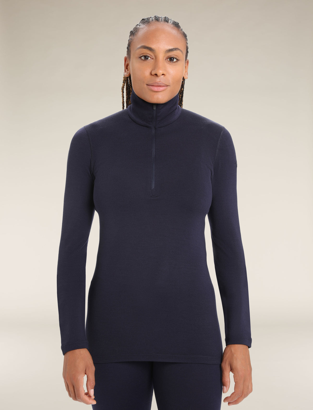Women’s Merino 260 Tech Long Sleeve Half Zip Thermal Top Glacier - 1