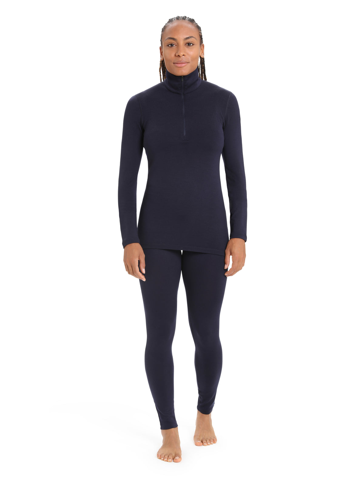 Women’s Merino 260 Tech Long Sleeve Half Zip Thermal Top Glacier - 3