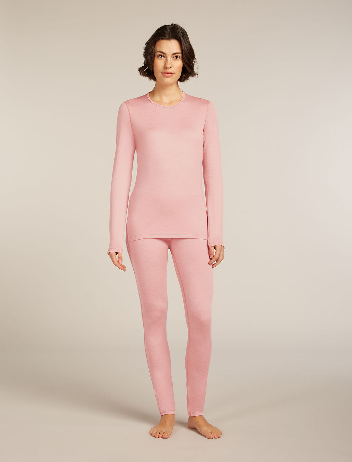 Women’s Merino 260 Tech Thermal Leggings Blush - 3