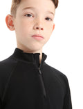 Merino 260 Tech Long Sleeve Half Zip Thermal Top Black - 4