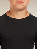 Merino 200 Oasis Long Sleeve Crew Thermal Top Black - 10
