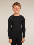 Merino 200 Oasis Long Sleeve Crew Thermal Top Black - 3