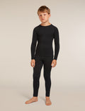 Merino 200 Oasis Long Sleeve Crew Thermal Top Black - 5
