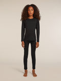 Merino 200 Oasis Long Sleeve Crew Thermal Top Black - 6
