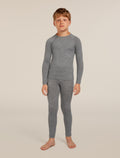 Kids’ Merino 200 Oasis Thermal Leggings Gritstone - 6