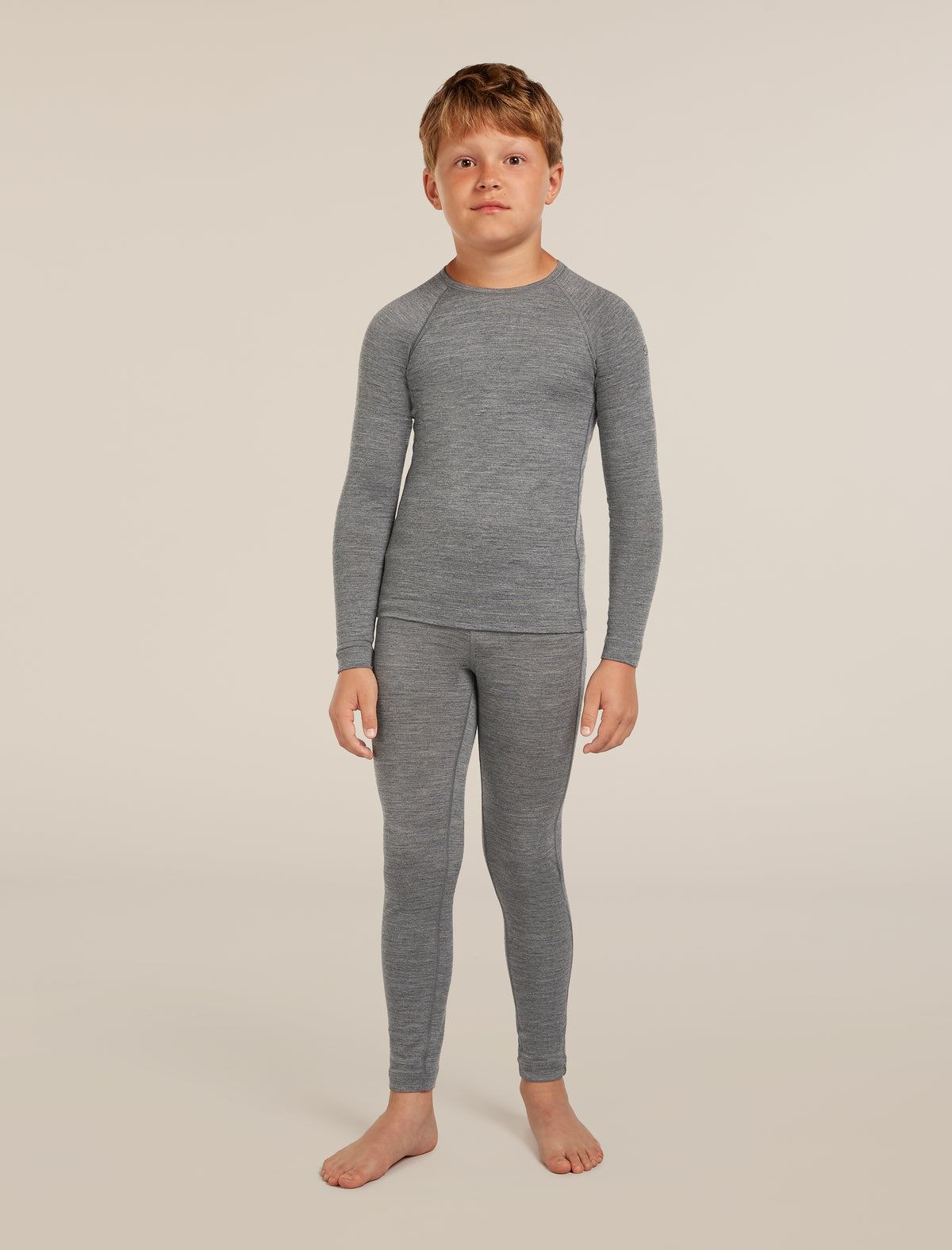 Kids’ Merino 200 Oasis Thermal Leggings Gritstone - 6