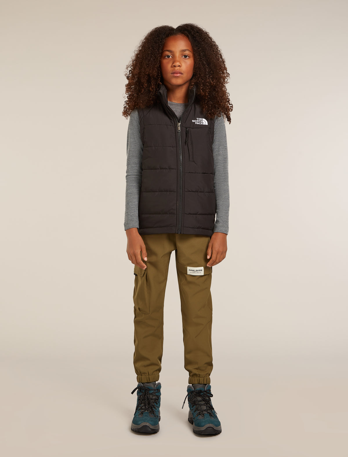 Kids’ Merino 200 Oasis Thermal Leggings Gritstone - 7